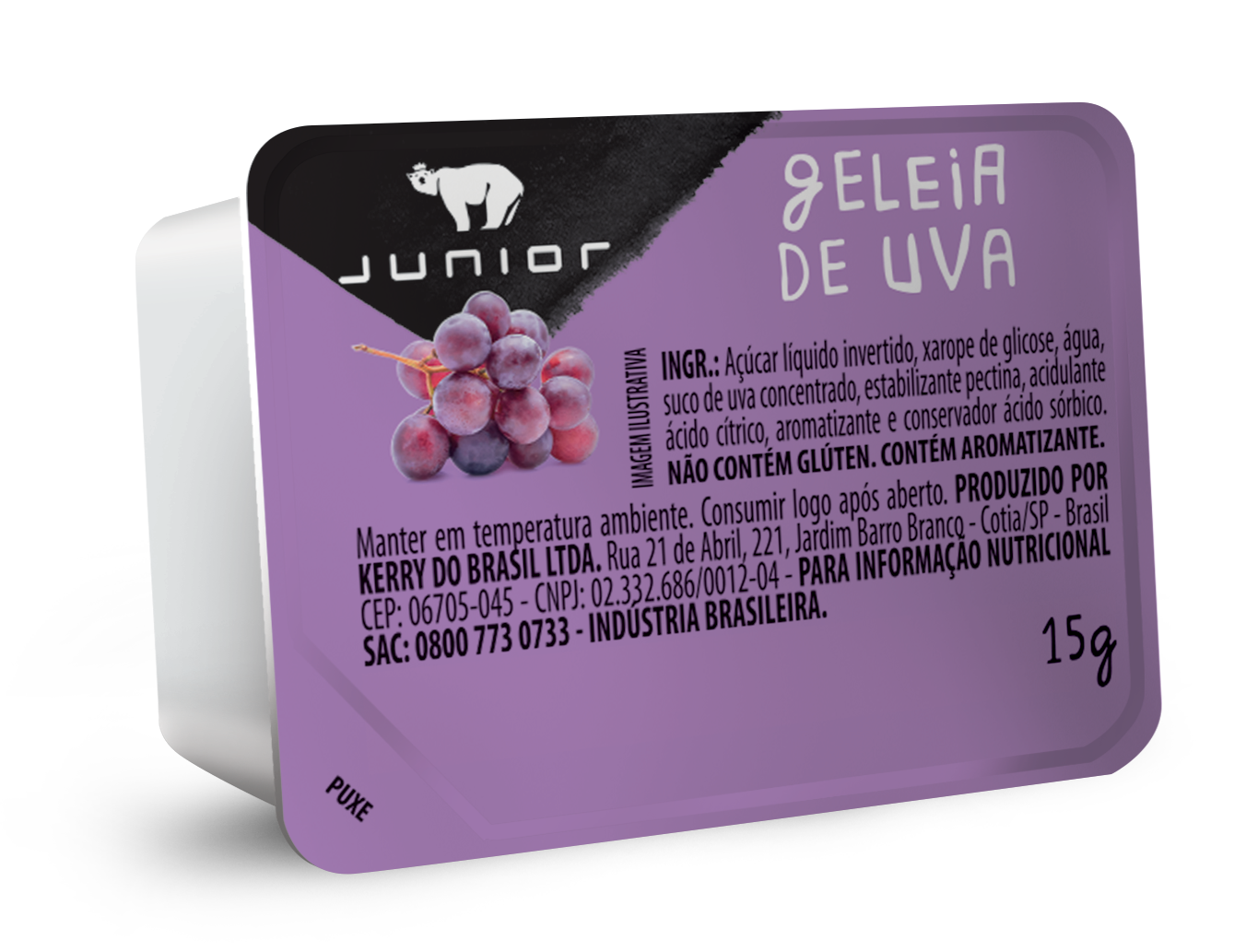 Geleia de Uva 15g – Junior